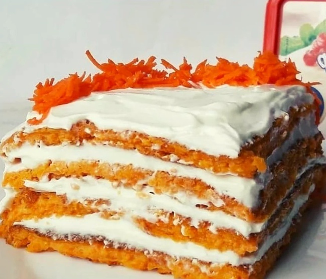 Морковный торт диетический рецепт с фото пошагово